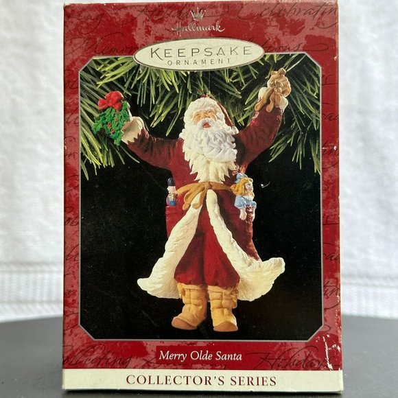 Hallmark Merry Olde Santa Keepsake Christmas Ornament from 1998 - Picture 2 of 8